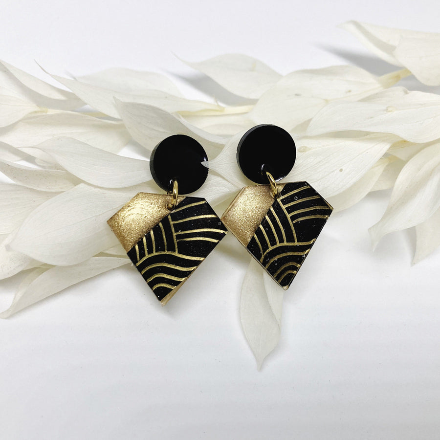 Kyoto Diamond Gold Earrings