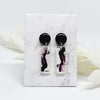 White Marble Small earrings
