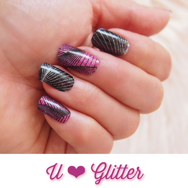 Glitter Nail Art Wraps