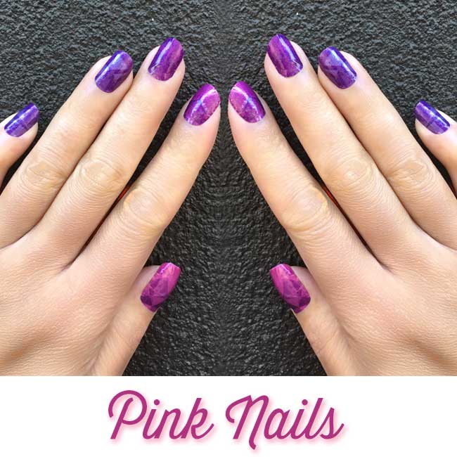 Pink Nail Wraps