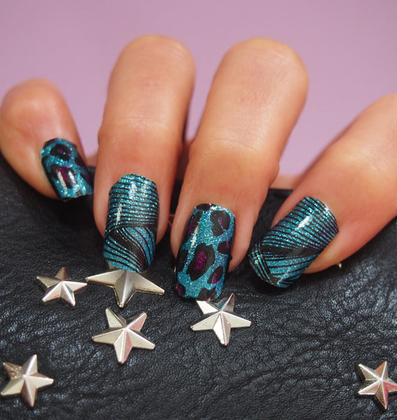 I wanted to lift my mood with sparkly nails