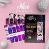 Christmas Nail Art bundle, white nails, pink nails, marble nails