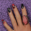 Nail wraps - Her Royal Flyness plaid glitter nails, tartan glitter