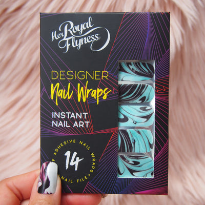 SAMPLE A GLAM PACK - INTRODUCTORY OFFER PRICE, Nail wraps,  - Her Royal Flyness