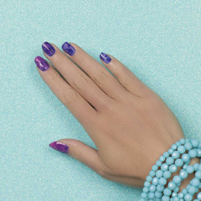 Nail wraps - Her Royal Flyness pink nail art, pink nails