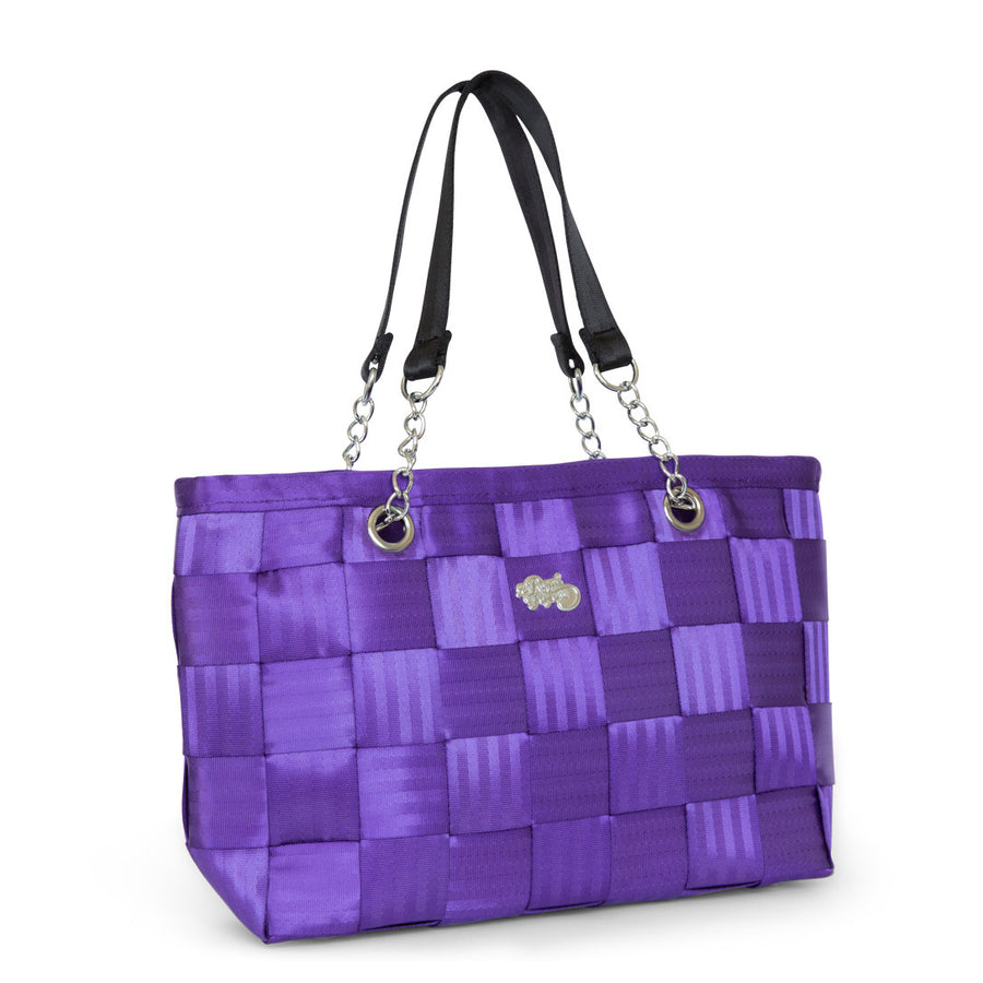 PURPLE WITH BLACK Seatbelt bag, Handbags,Handbags - Non leather,  - Her Royal Flyness